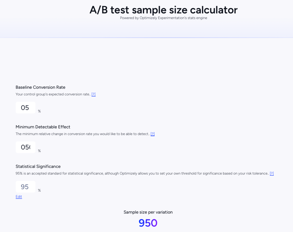 Mastering Optimizely’s Sample Size Calculator: A Comprehensive&nbsp;Guide